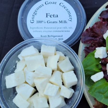 Goat Feta Cheese (4 oz jar)